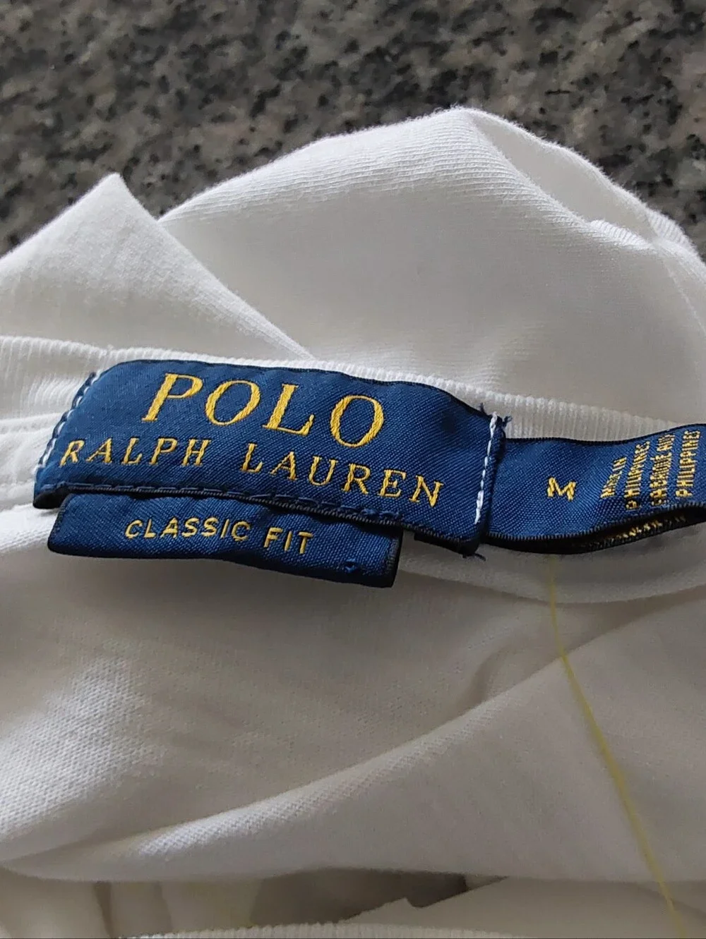 Polo by Ralph Lauren White Short-Sleeve‎ Graphic Polo Player Tee